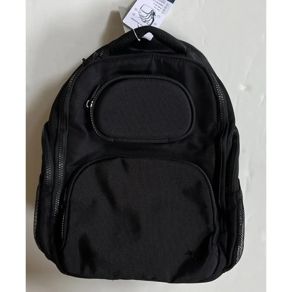 Tommy Bahama ultimate organization laptop backpack black New